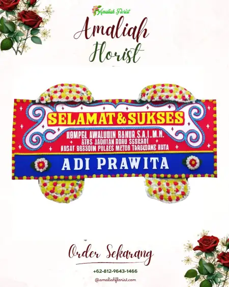 Papan Bunga Ucapan Selamat Katelan