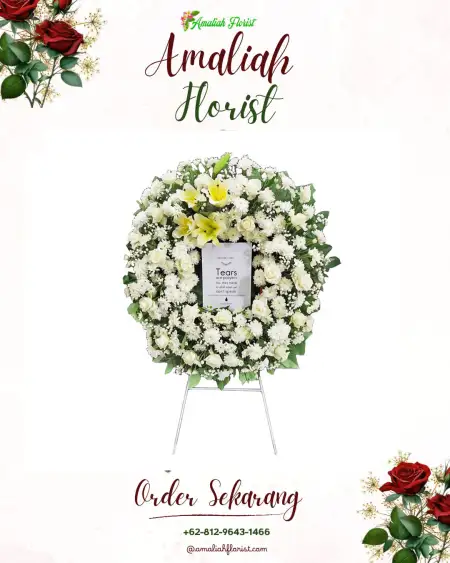 Krans Bunga Duka Katelan